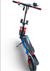 Winner sky high speed city electric scooter with black and red frame and rugged tires