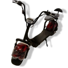 Winner sky high speed urban electric scooter with wide tires and comfortable seat in black