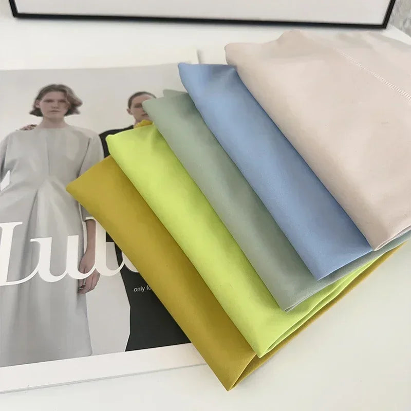 Colorful fabric samples featuring high waist push up leggings for women in various shades