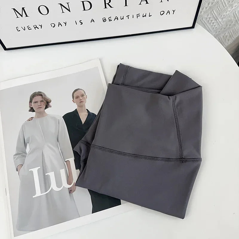 Mumzar high waist push up leggings for women displayed on a magazine page