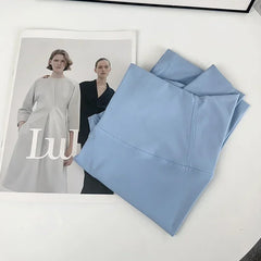 بنطال ممزار الضيق عالي الخصر للنساء - قصة أنيقة