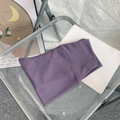 Mumzar high waist yoga leggings UAE in soft lavender color, perfect for comfortable workouts