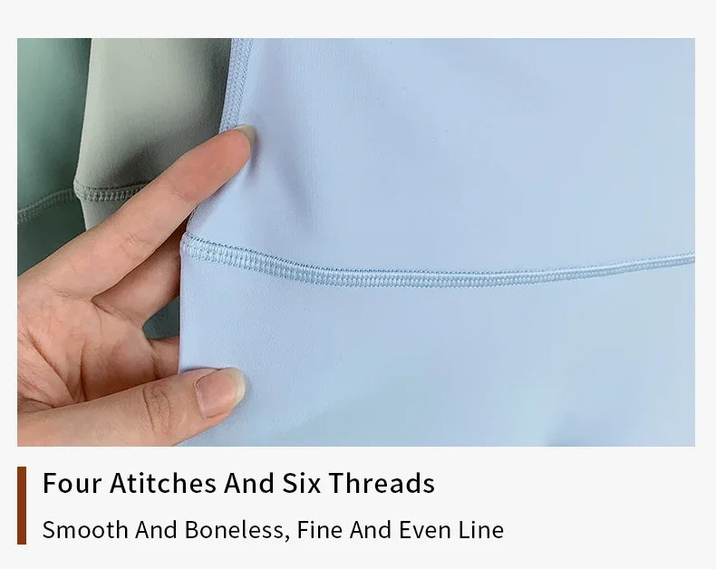 Close-up of Mumzar high waist yoga leggings UAE showcasing smooth seams and quality stitching details