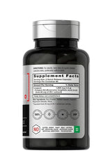 Supplement bottle back label with Supplement Facts, Longjack 1600mg, 120 capsules.