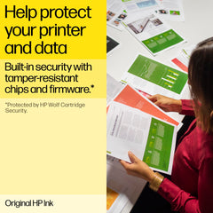Original HP ink for DeskJet printers with built-in security and tamper-resistant chips
