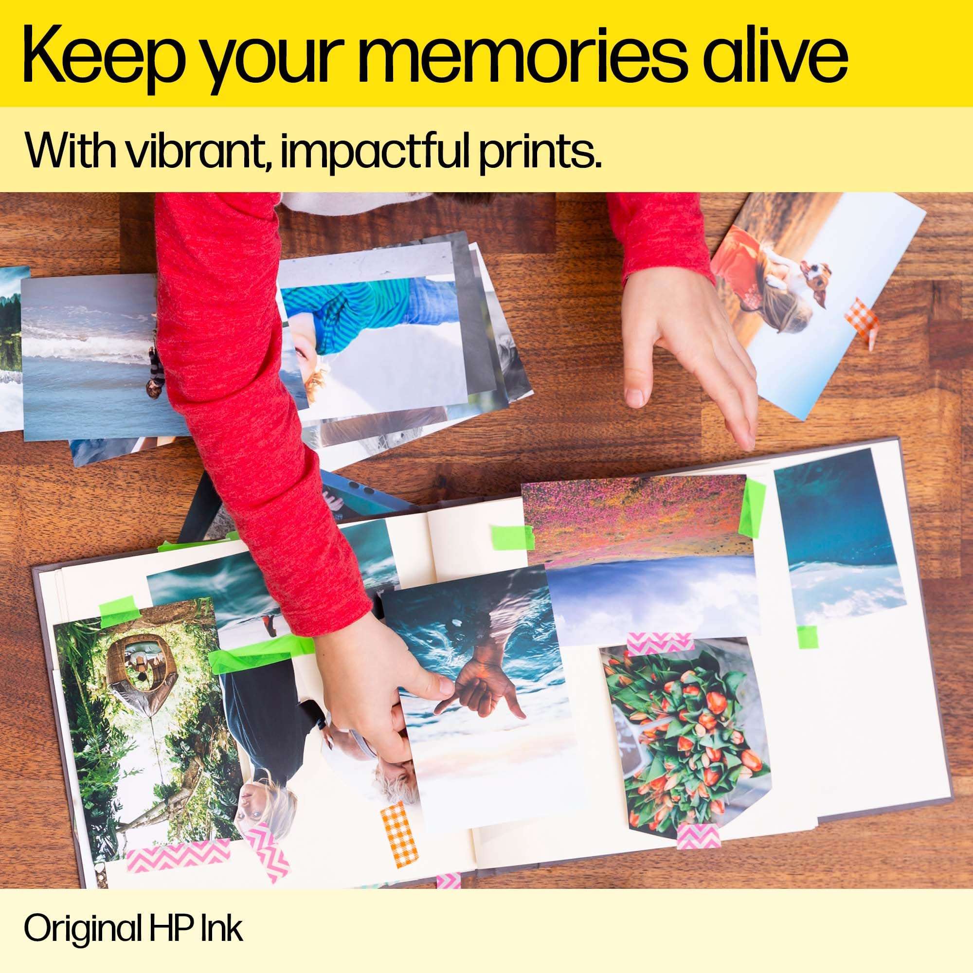 Original HP ink for DeskJet printers creating vibrant impactful photo prints