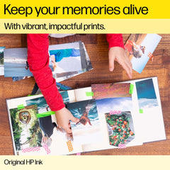 Original HP ink for DeskJet printers creating vibrant impactful photo prints