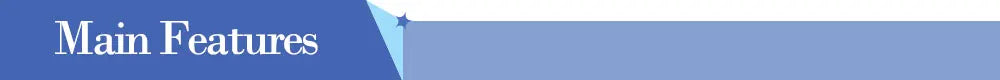 Blue Main Features header banner for Sony Ericsson Xperia Arc S refurbished product listing by Mumzar