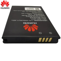 Black Huawei branded rectangular battery with gold contacts for Huawei E5577 battery replacement and portable hotspot backup power