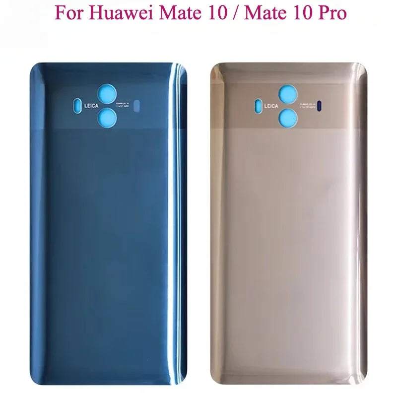 Huawei Mate 10 Pro battery back cover replacement glossy blue and gold rear panels with camera and fingerprint cutouts