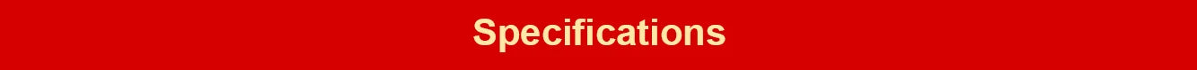 Red specifications header banner for Huawei Mate 60 Pro 5G smartphone UAE showing product specs title