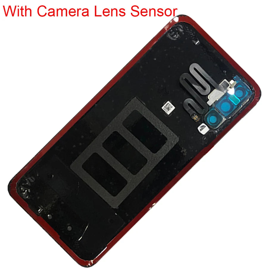 Huawei P20 Pro back glass replacement red rear panel with camera lens sensor and adhesive pads