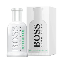 100 ml eau de toilette bottle with box, frosted white glass and silver cap