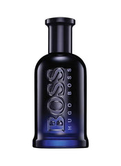 Hugo Boss Bottled Night EDT 100ml in a sleek blue bottle, offering a sophisticated fragrance for men