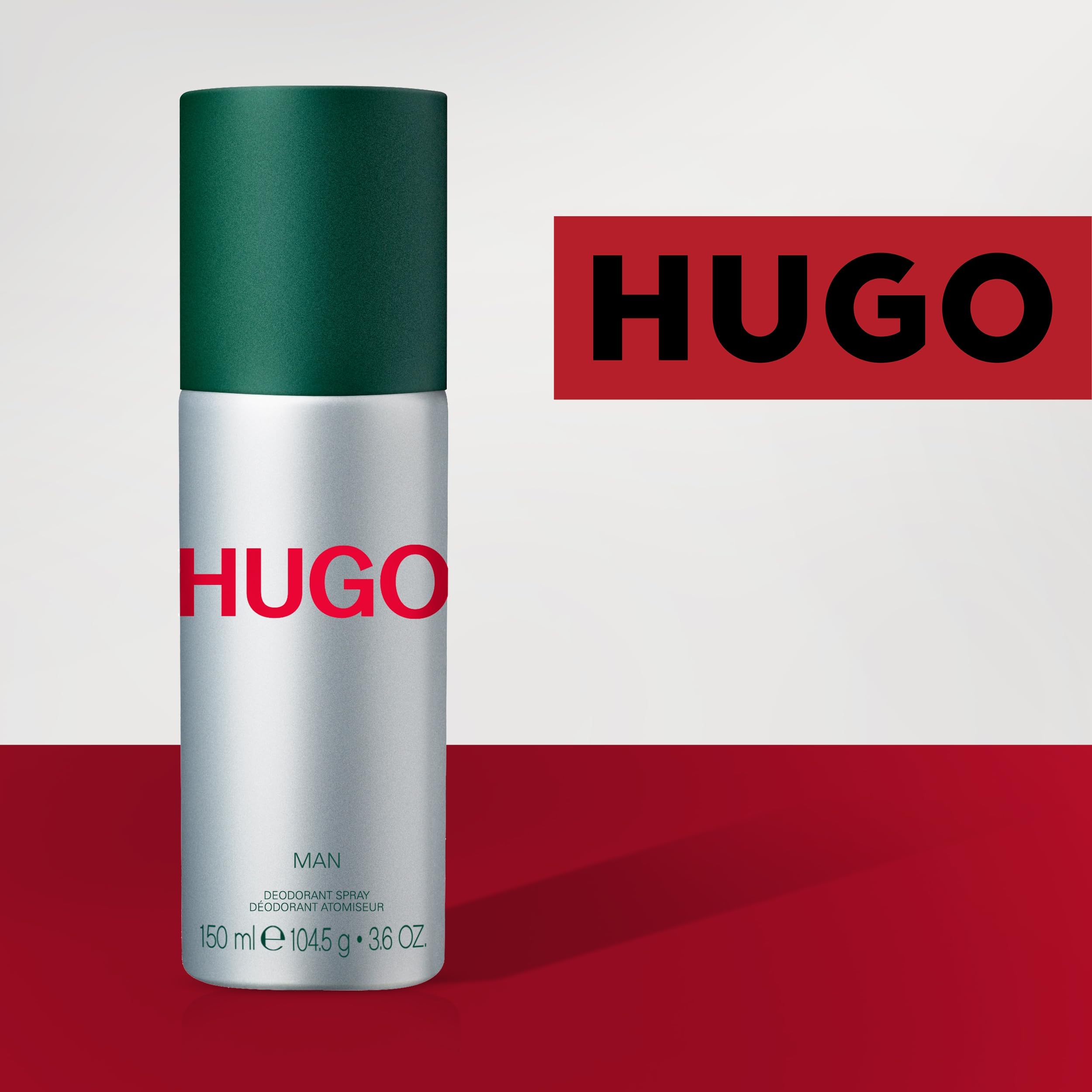 Hugo Boss HUGO Man deodorant stick in sleek silver packaging for long-lasting freshness