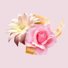 Pink and cream rose flower decoration
