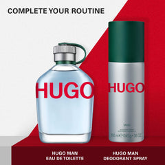 Hugo Boss Man fragrance for men eau de toilette bottle and deodorant spray by Mumzar