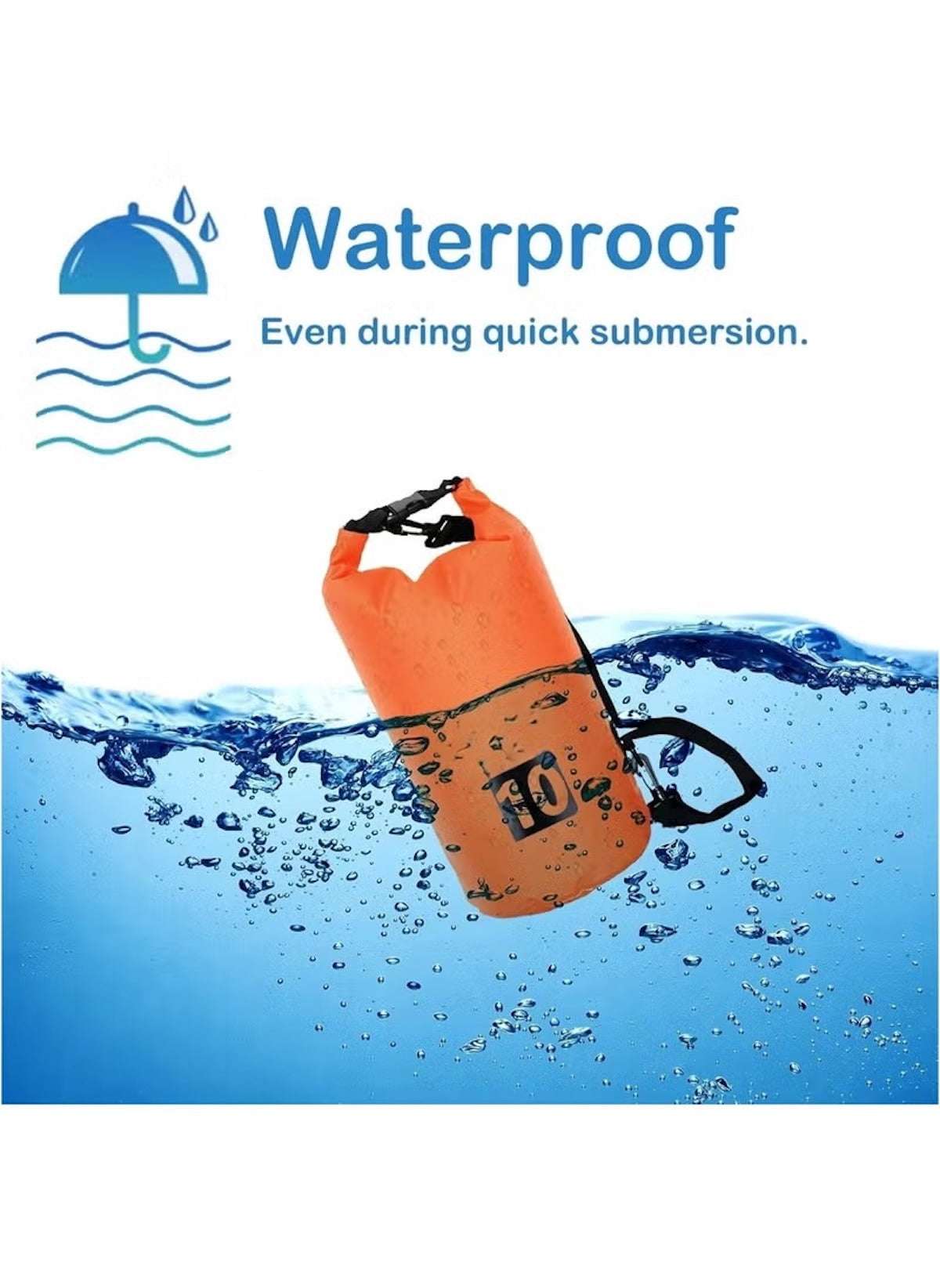 Huitich 10L Waterproof Dry Bag Sport Bag Lightweight & Durable - Mumzar