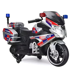 Huitich 12V Kids Police Motorbike UAE Ride - On Toy - Mumzar
