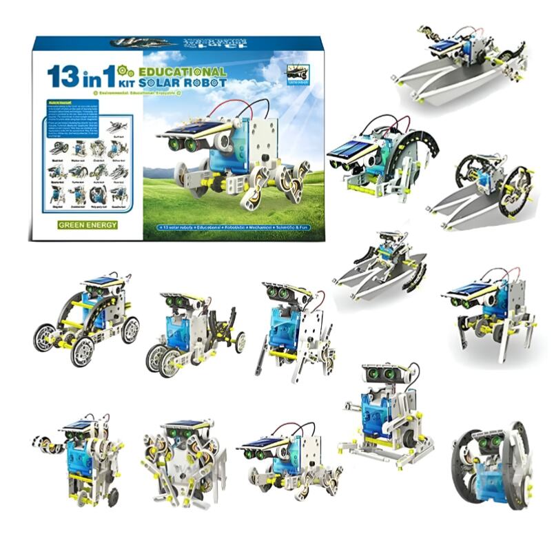 Huitich 13 - in - 1 STEM Robot Toy Solar Robot Kit - Mumzar