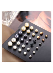 Huitich 15 Pair Earrings Set Elegant Mixed Styles - Mumzar