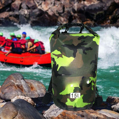 Huitich 15L Outdoor PVC Dry Bag - Camouflage Sport Bag - Mumzar