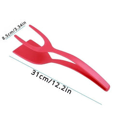 Huitich 2 in 1 Nylon Kitchen Tongs for Cooking - Mumzar