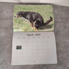 Huitich 2025 Funny Dogs Pooping Calendar - Unique Pet Lover Gift - Mumzar
