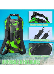 Huitich 20L Waterproof Dry Bag Camouflage Sport Bag - Mumzar