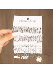 Huitich 24 - Piece Charm Earrings Fashion Jewelry Set - Mumzar