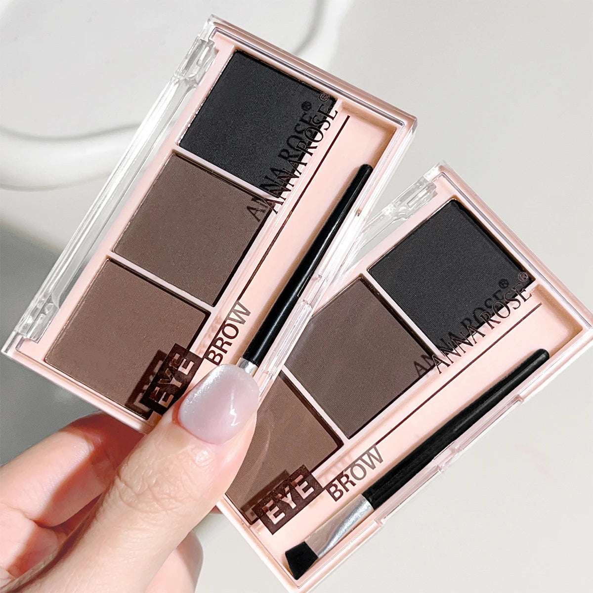 Huitich 3 Color Brow Powder Set with Brush - Mumzar