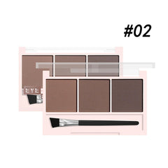 Huitich 3 Color Brow Powder Set with Brush - Mumzar
