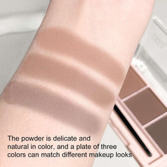 Huitich 3 Color Brow Powder Set with Brush - Mumzar