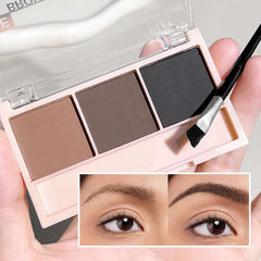 Huitich 3 Color Brow Powder Set with Brush - Mumzar