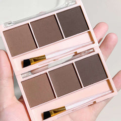 Huitich 3 Color Brow Powder Set with Brush - Mumzar