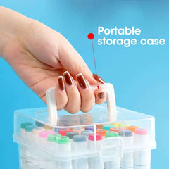 Huitich 36 Color Art Markers Set with Carry Case - Mumzar
