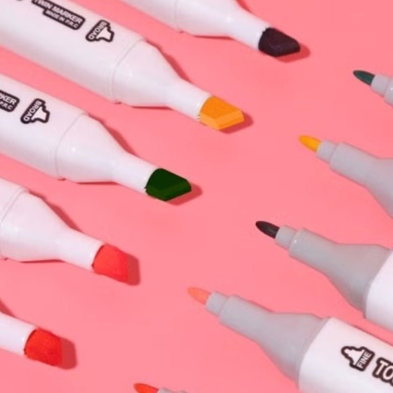 Huitich 36 Color Art Markers Set with Durable Case - Mumzar