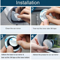 Huitich 360 Degree Blind Spot Mirror for Rear View Safety - Mumzar