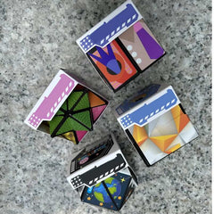 Huitich 3D Puzzle Cube Set Brain Teasers Collection - Mumzar