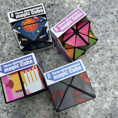 Huitich 3D Puzzle Cube Set Brain Teasers Collection - Mumzar