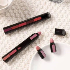 Huitich 5 - in - 1 Matte Nude Lipstick Set Long - Lasting Shades - Mumzar