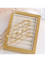 Huitich 6 - Piece Gold Anklet Set Elegant Layered Jewelry - Mumzar