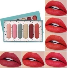 Huitich 6 Shade Matte Lipstick Set Online Vibrant Colors - Mumzar