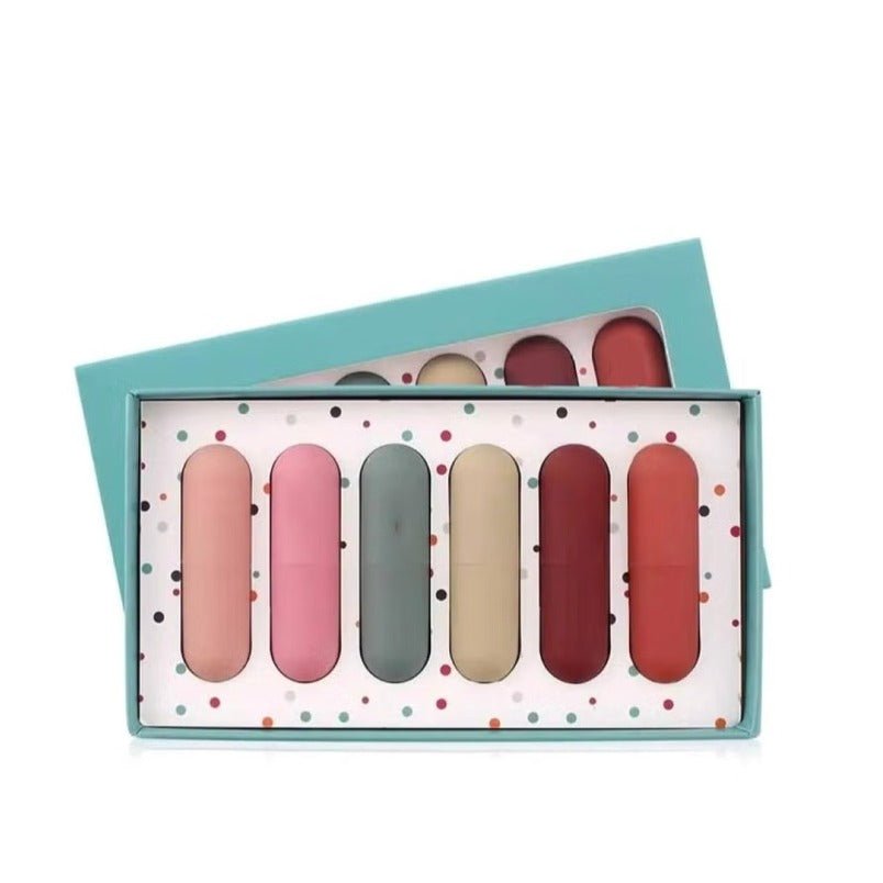 Huitich 6 Shade Matte Lipstick Set Online Vibrant Colors - Mumzar