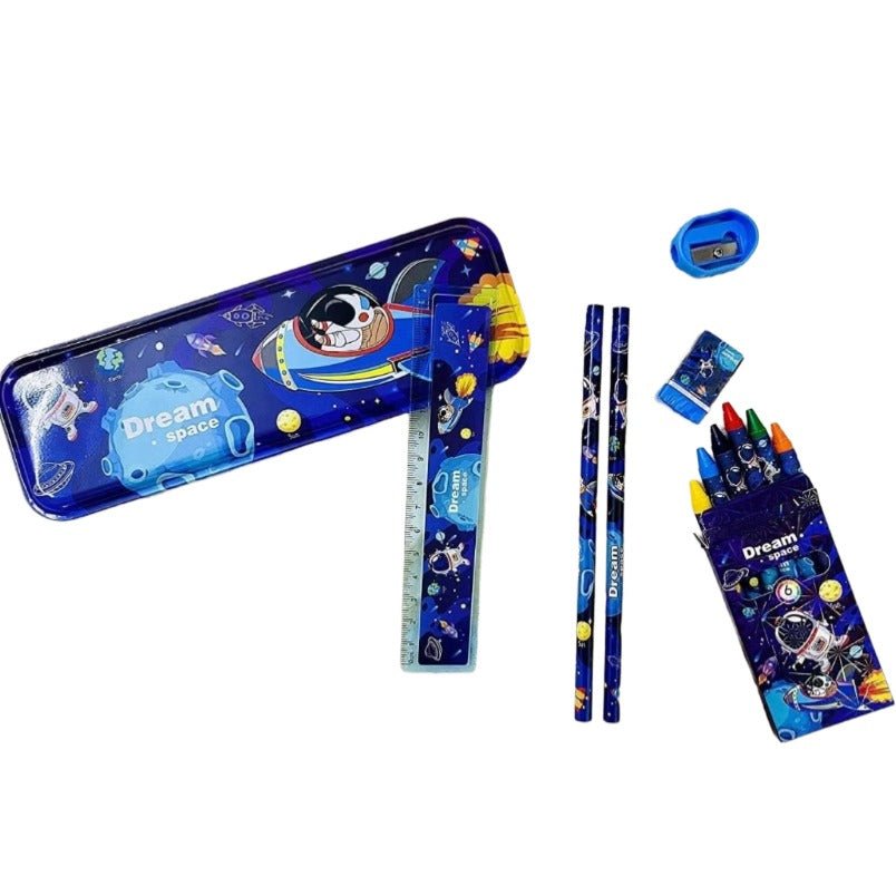 Huitich 8 - Piece Student Stationery Kit with Space Design - Mumzar
