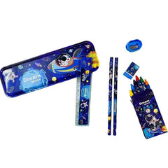 Huitich 8 - Piece Student Stationery Kit with Space Design - Mumzar
