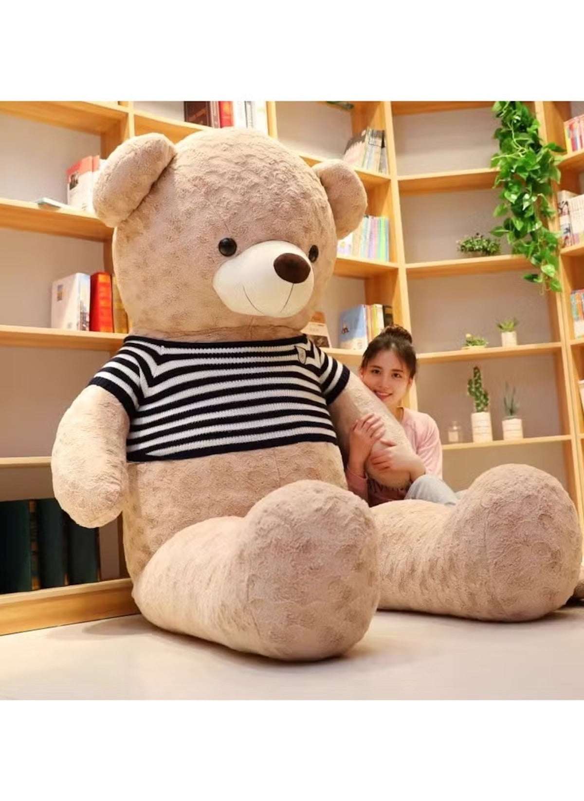 Huitich 80cm Brown Teddy Bear Gift Plush Toy - Mumzar