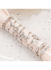 Huitich 9 Piece Toe Ring Collection - Stylish Silver Set - Mumzar