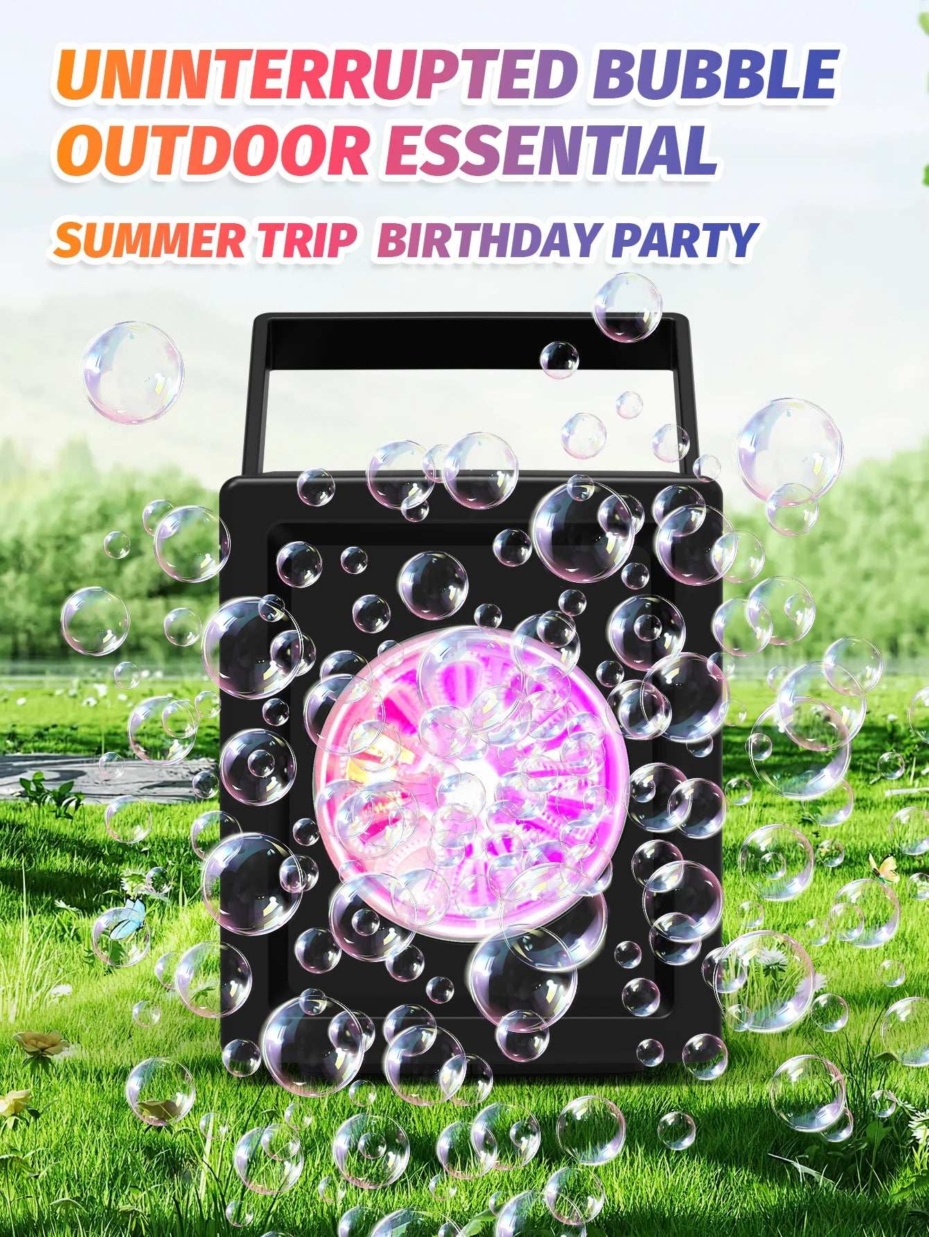 Huitich A - Express 10 Hole Bubble Maker for Parties - Mumzar