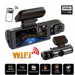 Huitich A - Express 1080P WiFi Dash Cam Dual Camera - Mumzar